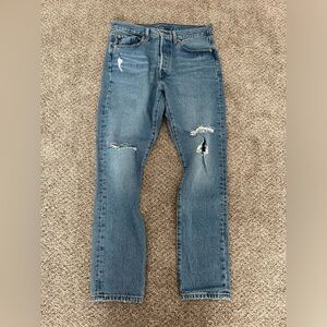 Levi 501 Skinny/straight Jeans L28